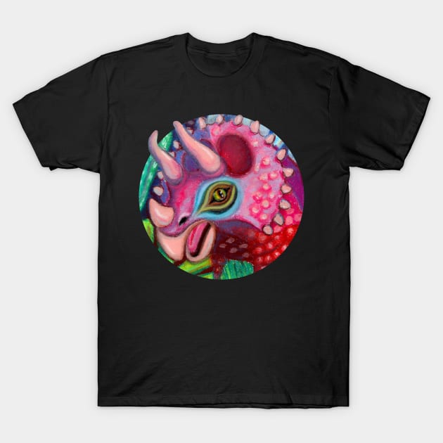 Triceratops - Cute Dinosaur T-Shirt by IvyLilyArt